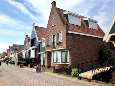 Noordeinde, Volendam, Noord-Holland, Nederland 