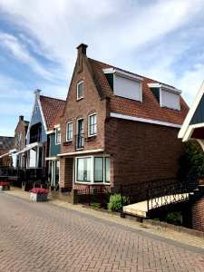 Noordeinde, Volendam, Noord-Holland, Nederland 