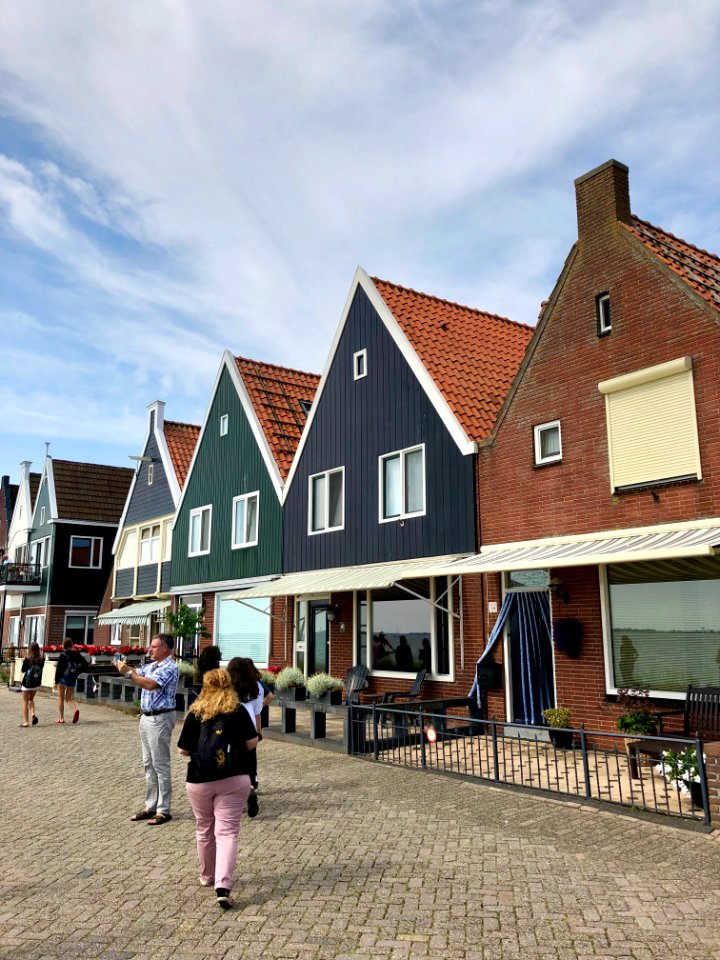 Noordeinde, Volendam, Noord-Holland, Nederland 