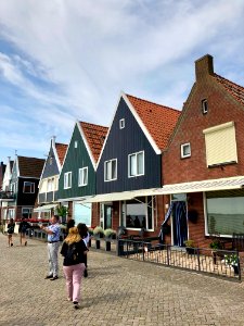 Noordeinde, Volendam, Noord-Holland, Nederland 