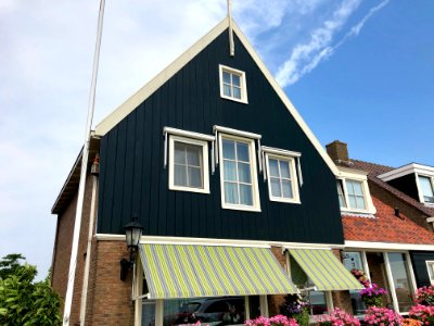 Noordeinde, Volendam, Noord-Holland, Nederland 