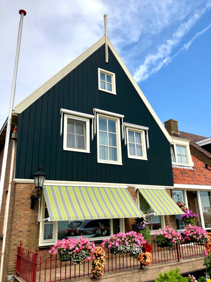 Noordeinde, Volendam, Noord-Holland, Nederland 