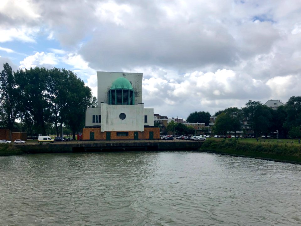Maastunnel, Rotterdam, Zuid-Holland, Nederland 