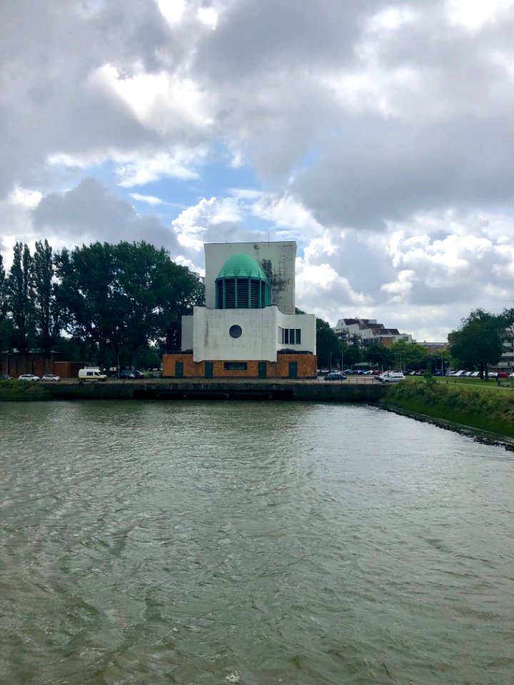 Maastunnel, Rotterdam, Zuid-Holland, Nederland 