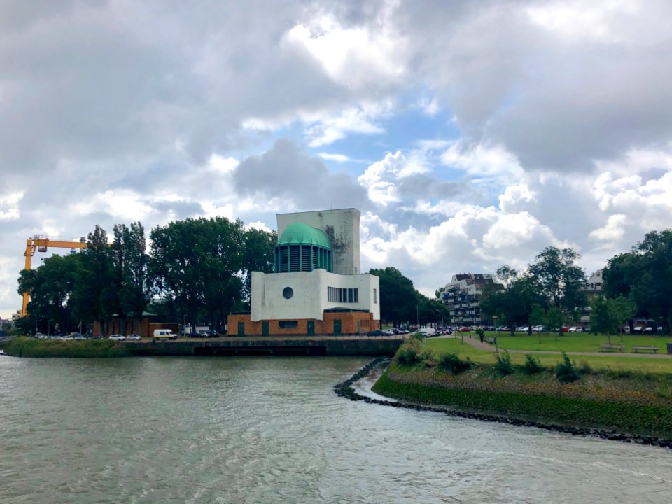 Maastunnel, Rotterdam, Zuid-Holland, Nederland 