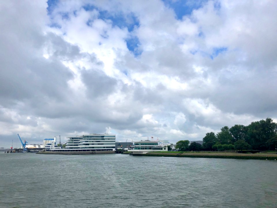 Nieuwe Maas, Schiedam, Zuid-Holland, Nederland 