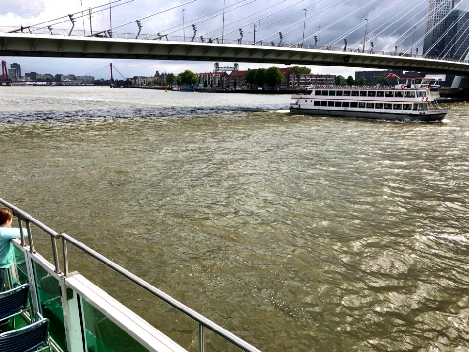 Nieuwe Maas, Rotterdam, Zuid-Holland, Nederland 