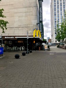 McDonalds, Hoogstraat, Rotterdam, Zuid-Holland, Nederland 
