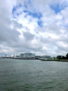 Nieuwe Maas, Schiedam, Zuid-Holland, Nederland 