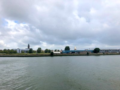 Nieuwe Maas, Schiedam, Zuid-Holland, Nederland 