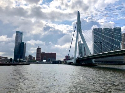 Erasmusbrug, Rotterdam, Zuid-Holland, Nederland photo