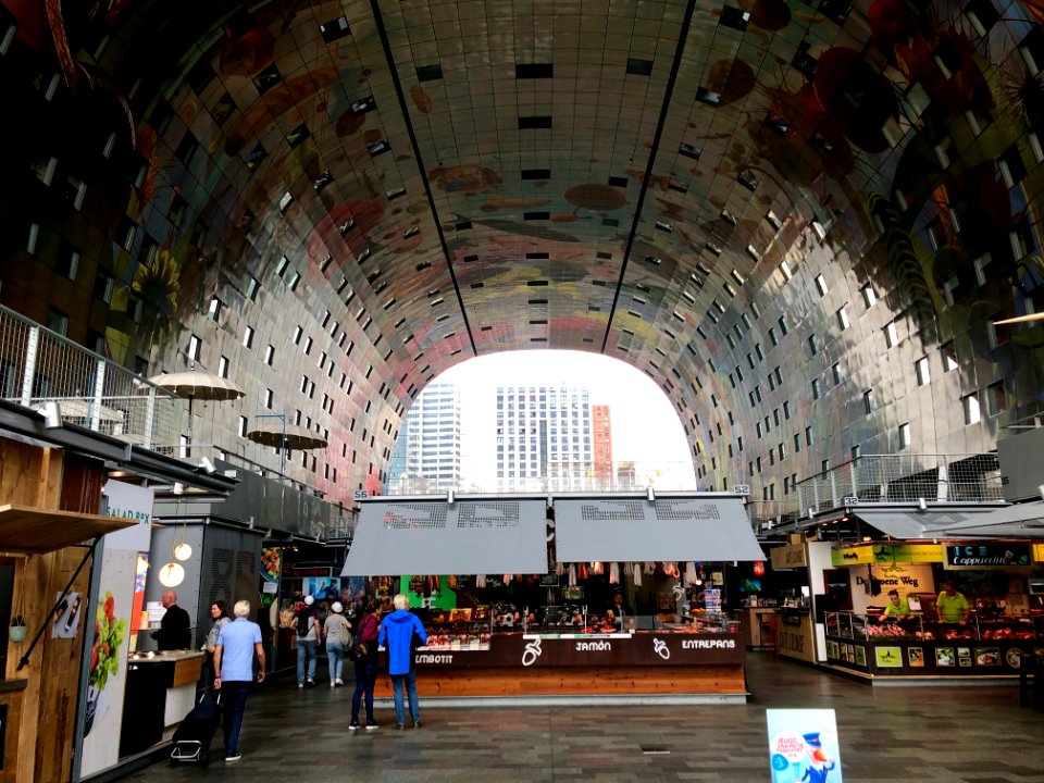 Markthal, Rotterdam, Zuid-Holland, Nederland 