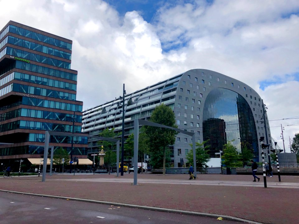 Markthal, Rotterdam, Zuid-Holland, Nederland 