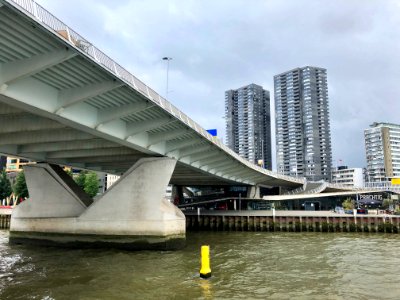 Erasmusbrug, Rotterdam, Zuid-Holland, Nederland 