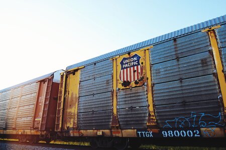 Engineering freight graffiti photo