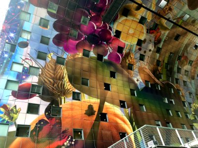Markthal, Rotterdam, Zuid-Holland, Nederland 