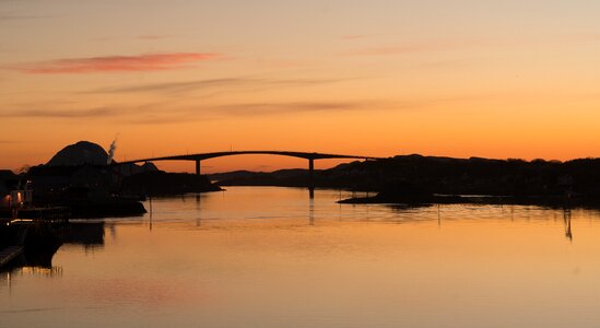 Bridge seascape sky