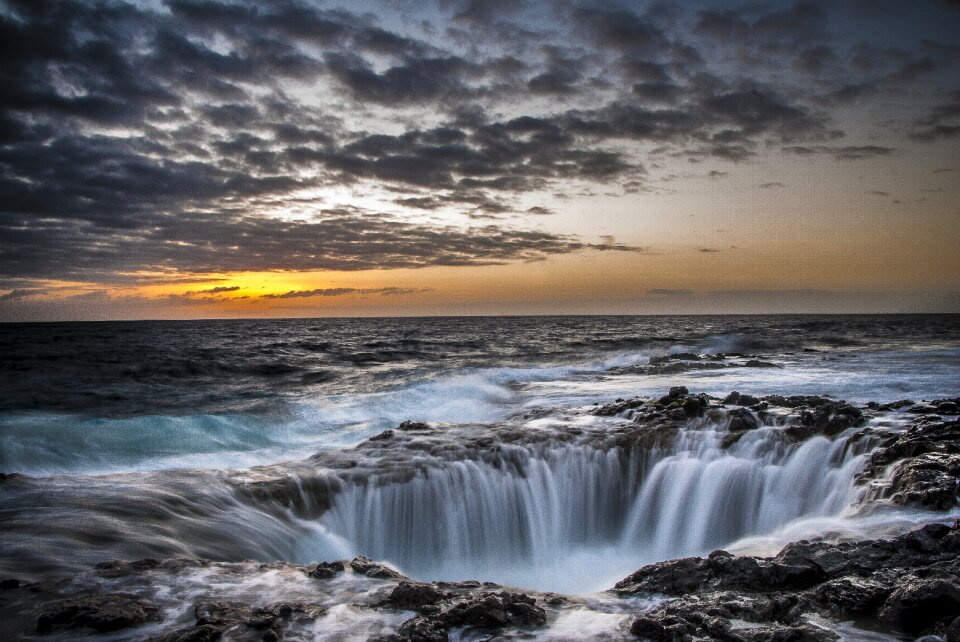 Water coast sky