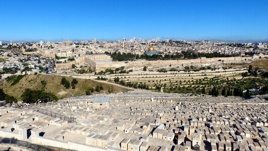 Jerusalem panorama old town photo