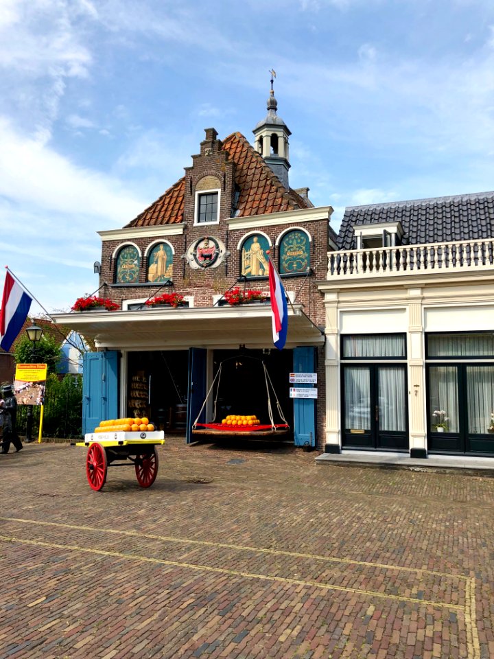 Kaasmarkt Edam, Edam, Noord-Holland, Nederland 