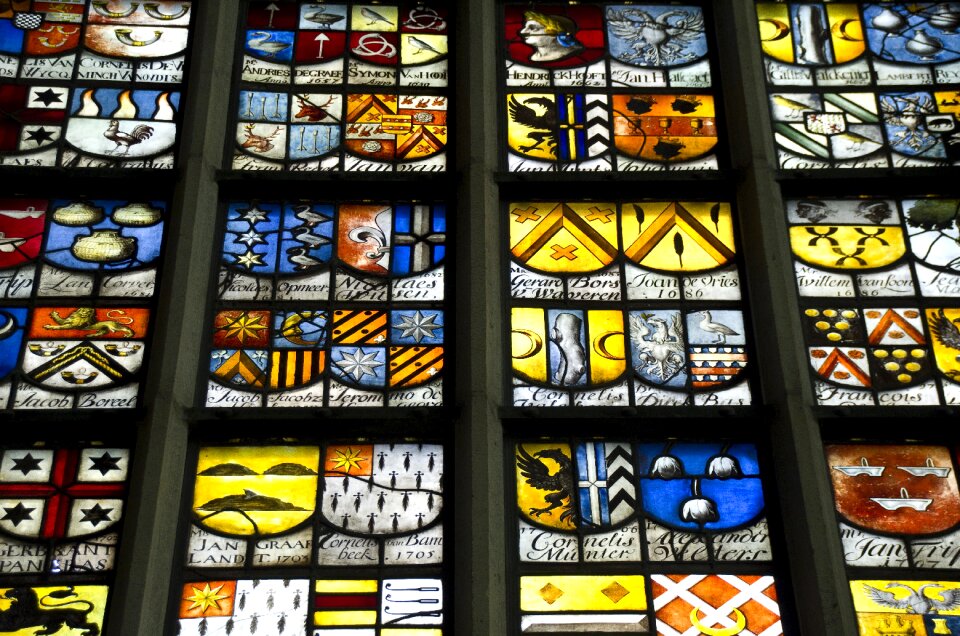 Church glass window