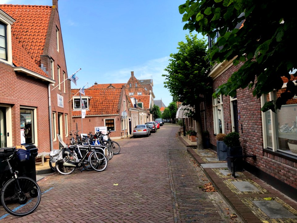 Grote Kerkstraat, Edam, Noord-Holland, Nederland 