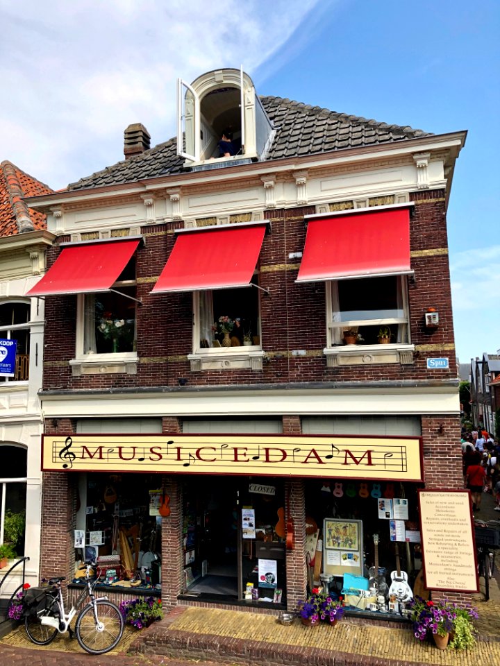 Damplein, Edam, Noord-Holland, Nederland 