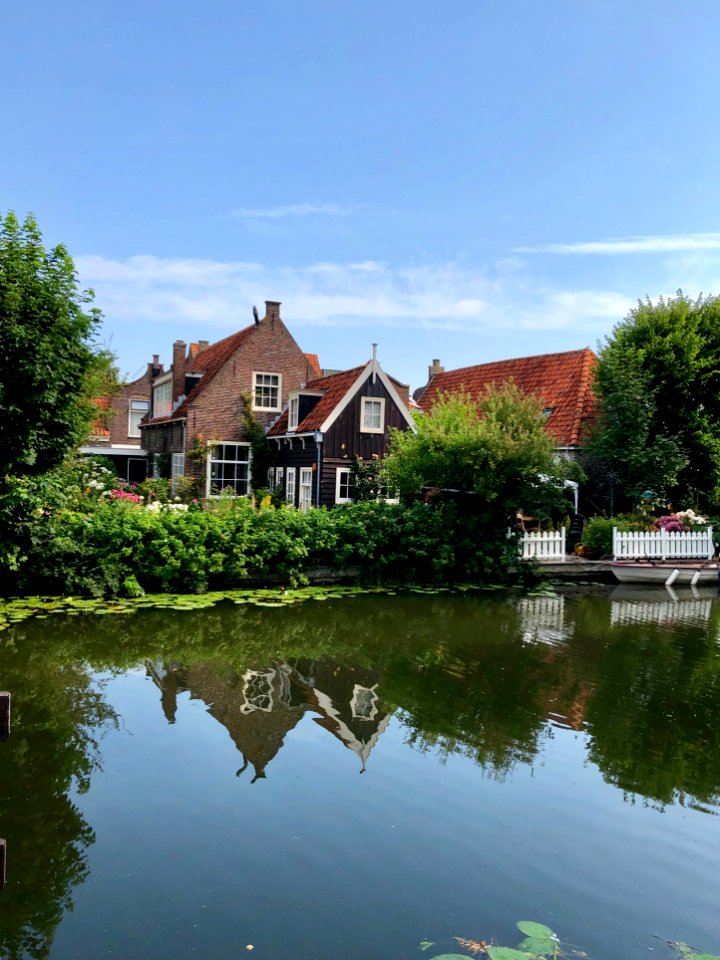 Schepenmakersdijk, Edam, Noord-Holland, Nederland 