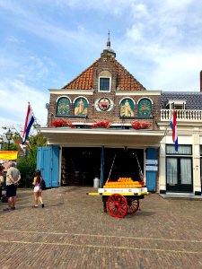 Kaasmarkt Edam, Edam, Noord-Holland, Nederland 