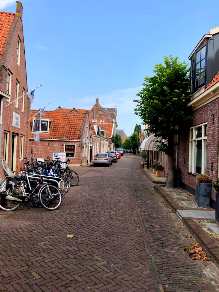 Grote Kerkstraat, Edam, Noord-Holland, Nederland 