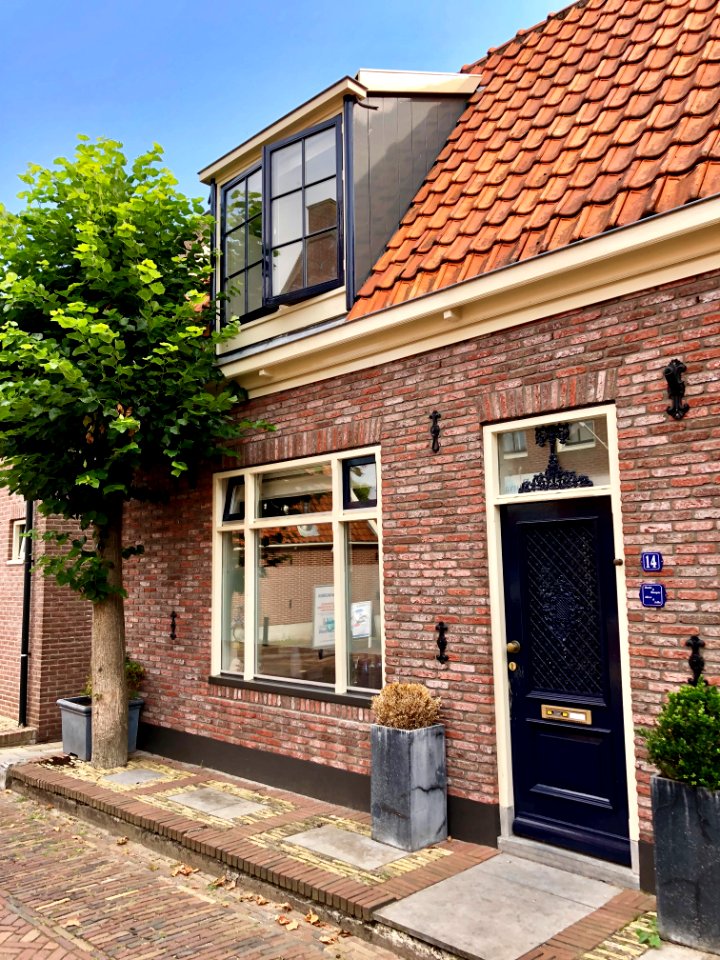 Grote Kerkstraat, Edam, Noord-Holland, Nederland 