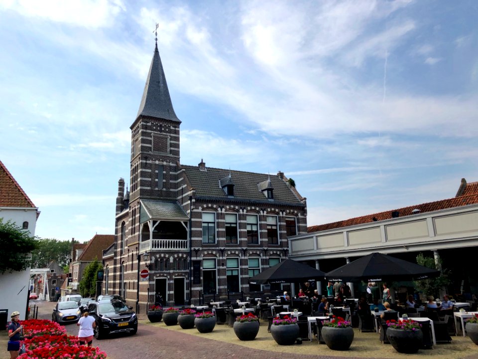 Hoogstraat, Edam, Noord-Holland, Nederland 
