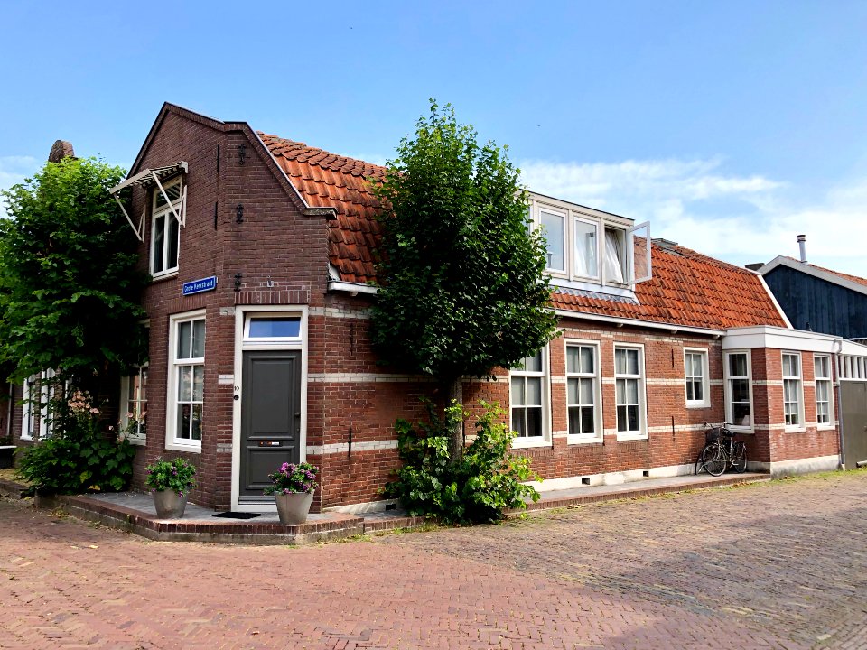 Grote Kerkstraat, Edam, Noord-Holland, Nederland 