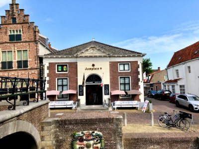 Damplein, Edam, Noord-Holland, Nederland 