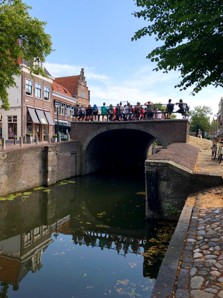 Damplein, Edam, Noord-Holland, Nederland 