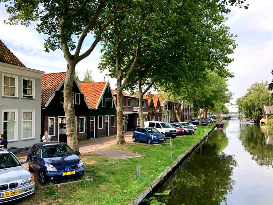 Schepenmakersdijk, Edam, Noord-Holland, Nederland 