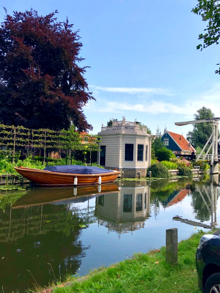 Schepenmakersdijk, Edam, Noord-Holland, Nederland 
