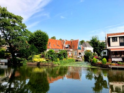 Schepenmakersdijk, Edam, Noord-Holland, Nederland 