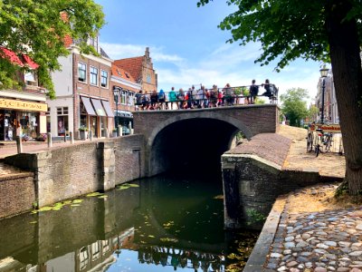 Damplein, Edam, Noord-Holland, Nederland 