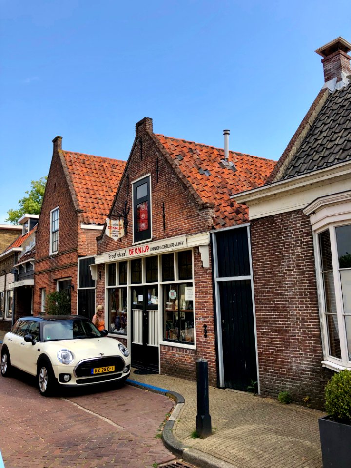 Spuistraat, Edam, Noord-Holland, Nederland 