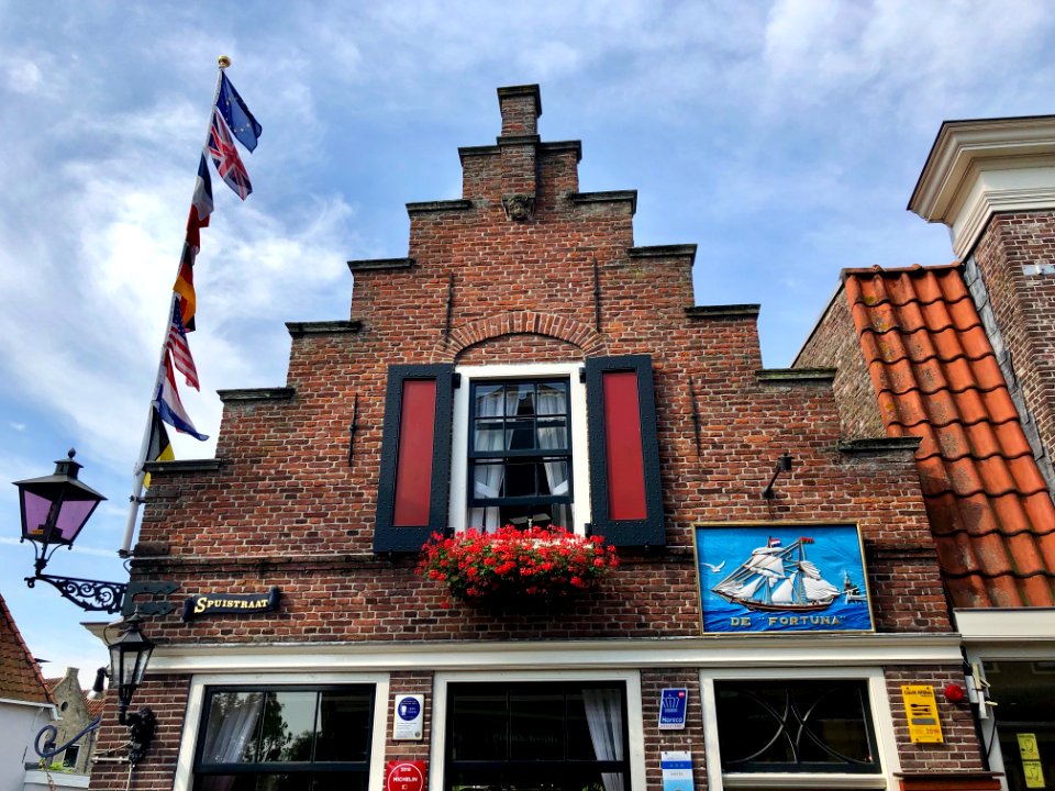 Spuistraat, Edam, Noord-Holland, Nederland 