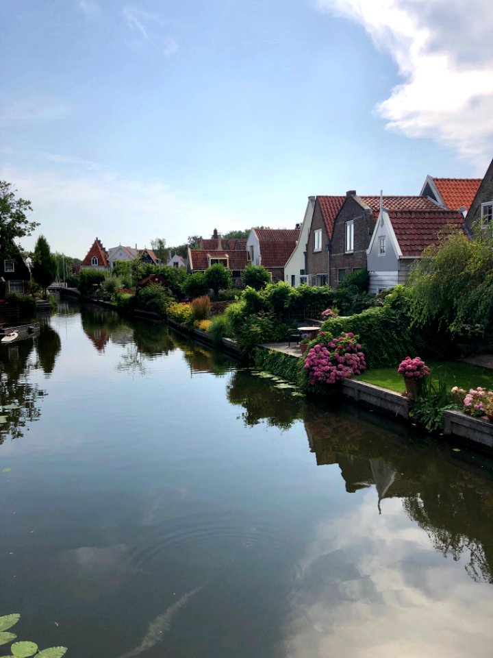Schepenmakersdijk, Edam, Noord-Holland, Nederland 