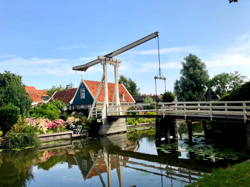 Kwakelbrug, Edam, Noord-Holland, Nederland 