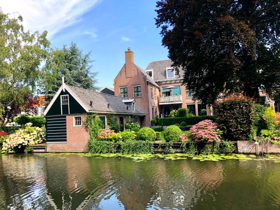 Schepenmakersdijk, Edam, Noord-Holland, Nederland 