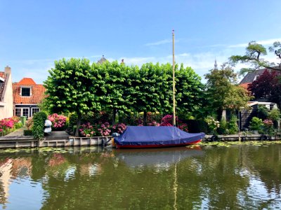 Schepenmakersdijk, Edam, Noord-Holland, Nederland 