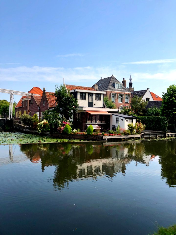 Schepenmakersdijk, Edam, Noord-Holland, Nederland 