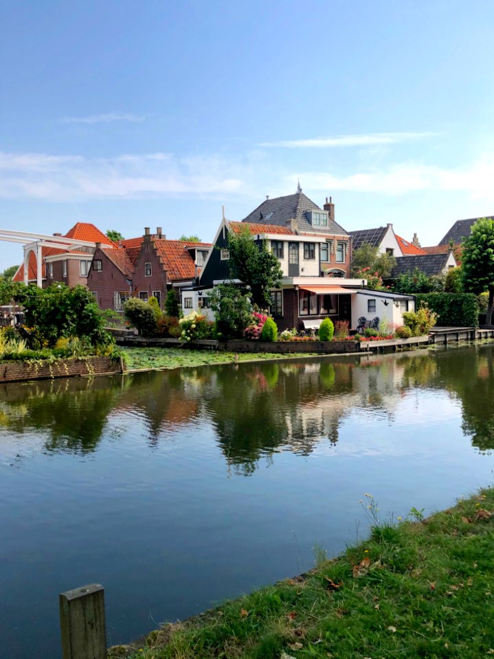 Schepenmakersdijk, Edam, Noord-Holland, Nederland 
