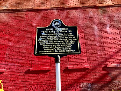 Historical Marker, King Records Building, Evanston, Cincin… 