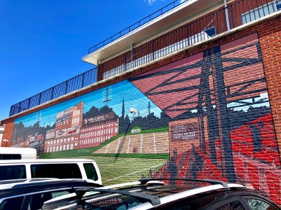 Mural, Crosley Field Memorial, City Gospel Mission, Queens… 