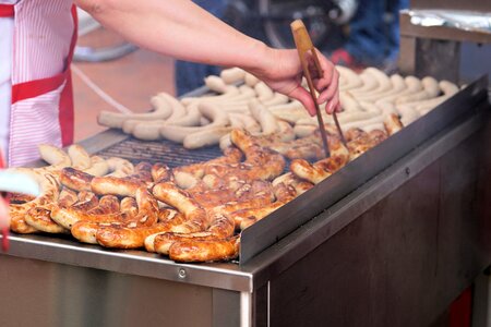 Barbecue heat grill sausage
